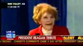 Nancy Reagan Happy Birthday Ronniewmv [upl. by Weston796]