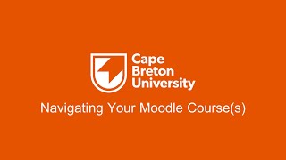 Navigating Your Moodle Courses [upl. by Domenico]