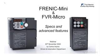 Webinar FRENICMini amp FVRMicro Specs and advanced functions [upl. by Mancino50]