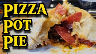 Pizza Pot Pie pizza potpie kellersgrillzebo food easyrecipe grilling smokedmeat [upl. by Auginahs]