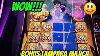 Bonus la Lampara Majica WOW😁😄😃casino slot jackpot slotmachine [upl. by Tildy285]