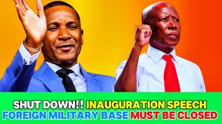 MUST SEEViral video Inauguration speech of New elected Botswana Presidentattended by Julius Malema [upl. by Figone]