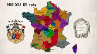 Création des départements français [upl. by Eelydnarb]