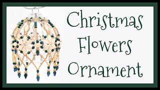 Christmas Flowers Ornament [upl. by Eihs]