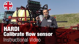 Instructional Video  Calibrate HARDI flow sensor [upl. by Epillihp]