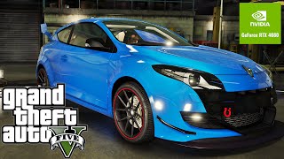 Renault Megane III RS tuning and test drive  GTA V RTX 4080 [upl. by Phillada]