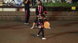 Tokushima Awa Odori Festival H  Kid Drummer Tokushima Japan [upl. by Gnort]