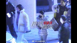 Zhao Lusi Fancam Update 240122  Lusi Goes out to Dinner with Friends in Hengdian Reuter [upl. by Natfa239]