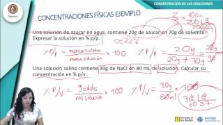 Concentración de las soluciones [upl. by Raddie]