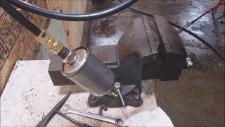 How to replace fix or repair a steel or nylon gas fuel line leak [upl. by Broder38]