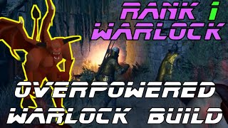 Rank 1 Warlock NEW Overpowered Build  Dark and Darker [upl. by Adnarem]