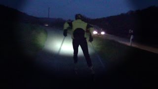 Skiroller Training by night [upl. by Remle105]