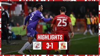 Extended Highlights Crawley Town vs Swindon Town [upl. by Ettecul]