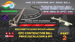 P2 Price Escalation in Construction Works  Price Escalation in EPC Bill calculation [upl. by Flavius237]