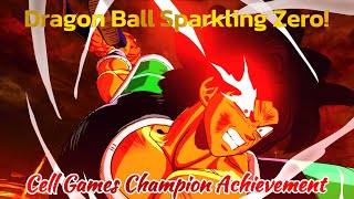 DRAGON BALL Sparking ZERO  Cell Games Champion  Achievement  Guide  Walkthrough  No Commentary [upl. by Aerdnas517]