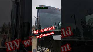 RV windshield replacement ITASCA MERIDIAN by ALFA AUTO GLASS [upl. by Alleroif]