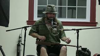 JACOB GREEN  cigar box guitar  Barrett Hall South Strafford Vermont July 16 2024 [upl. by Ppilihp354]