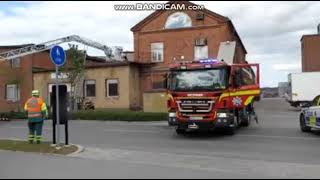 eskilstunapolisen centrala eskilstuna brand på industribyggnad [upl. by Papst]