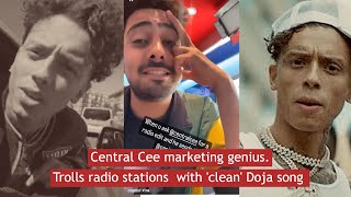 central cee marketing genius Trolls radio stations with clean Doja song news [upl. by Witcher]