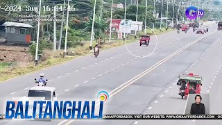 Tricycle nahulog sa gilid ng kalsada Driver na lasing umano sugatan  Balitanghali [upl. by Wendi]