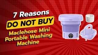 DONT BUY MACLEHOSE MINI PORTABLE WASHING MACHINE BEFORE WATCHING THIS 🚫🤔 7 REASONS [upl. by Fleda550]