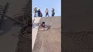 Cement slope protection smoothing process Good tools and machinery can increase work efficiency [upl. by Larred]