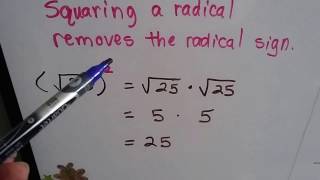 Algebra I 119b Word Problems with Radicals in the Solution [upl. by Juli454]