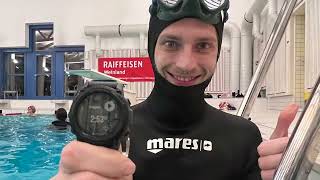 Freediving Training Rheinau 2 Februar 2024 [upl. by Ynettirb]