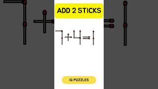 Matchstick Puzzle  Can You Fix It [upl. by Nimra912]