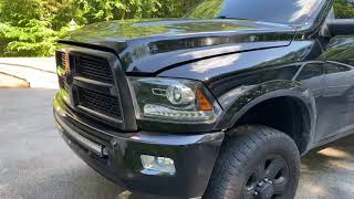 How to Removing the grill from your 4th gen Ram 2500 [upl. by Ardnazxela334]