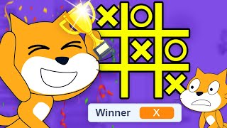 How to make TIC TAC TOE Game in Scratch [upl. by Elisabeth]