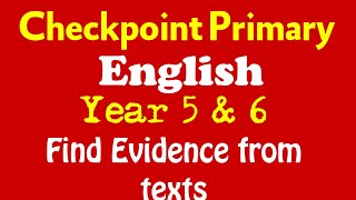 Cambridge Checkpoint Primary English year 5 and year 6  Reading and Punctuation [upl. by Amye564]