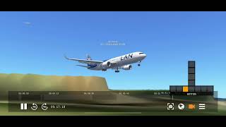 FICTIONAL LAN FLIGHT 420 crash animation [upl. by Kinghorn797]