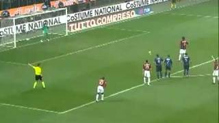 Ibrahimovic Penalty Goal Vs Inter Milan 10 14112010 [upl. by Alphard661]