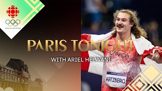 Ethan Katzberg makes history winning the hammer throw gold  Paris Tonight [upl. by Antone]