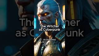 AI Generates The Witcher as Cyberpunk [upl. by Oriole]