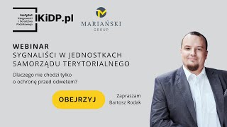 Sygnaliści w jednostkach samorządu terytorialnego JST samorząd whistleblower sygnalista [upl. by Harlene]