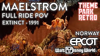 Maelstrom Boat Ride at Norway Pavilion  Full POV Disney World epcot [upl. by Dnumsed]