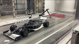 FIRST LOOK Formula 1’s 2021 car in the wind tunnel [upl. by Ettolrahc]