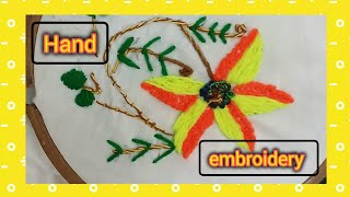 Handwork  Embroidery for beginner  DIy  Fun 😁 with shahnaz [upl. by Critchfield156]