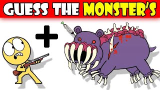 😱 Guess The MONSTER By EMOJI amp VOICE  Zoochosis Horror Game  Player  Hippopotamus Monster [upl. by Carlyle]