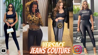 How Become Versace Jeans Couture So Famous  HighEnd Luxury All Day Leggings Styles  Brand Review [upl. by Sakhuja959]