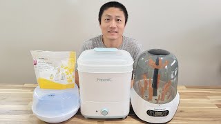 Top 4 Bottle Sterilizer for Babies  Medela Philip AVENT Papablic amp Baby Brezza [upl. by Rafi]