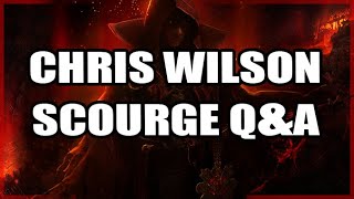 PATH of EXILE 316 SCOURGE QampA with CHRIS WILSON [upl. by Lawan505]