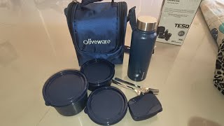 आज मी मगवलाय oliveware चा lunch box [upl. by Gautea]