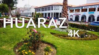 Ciudad de Huaraz 4k Landscapes drone footage [upl. by Gebhardt]