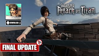 Attack on Titan Mobile  Final Update Gameplay Android [upl. by Adnahsed917]