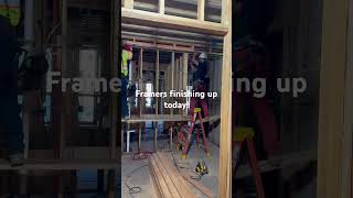 Framers finishing up today construction home contractor constructioncompany diy work [upl. by Metzgar]