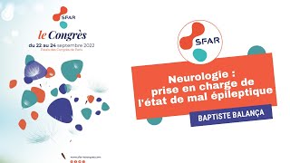 Neurologie  prise en charge de létat de mal épileptique  BBALANÇA  SFAR [upl. by Binetta513]