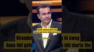 Virender Sehwag Gaana gate hua laga rahe the chaka virendarsehwag souravganguly zeebangla [upl. by Dwinnell]